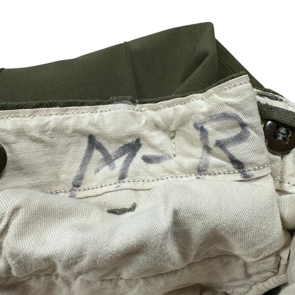Vintage US Army M-1951 Wool Trousers Men’s Medium Green Military 1950s Pants - Picture 7 of 12